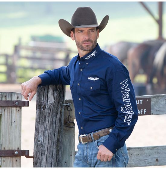 wrangler cowboy shirt