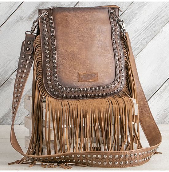 BUFFALO FRINGE SADDLE BAG VINTAGE BLACK | Bohemian Love Runway