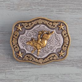 Nocona Boys Bull Rider Cowboy Design Belt
