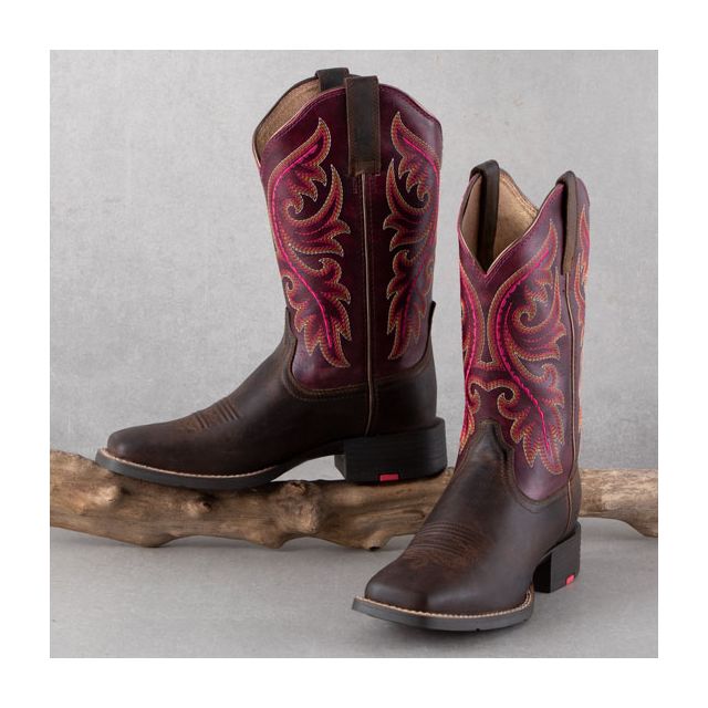 Women's Ariat Round Up Southwest StretchFit Western Boot - Barn