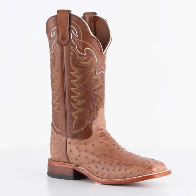 Tony Lama Rylen Brandy FQ Ostrich Boots