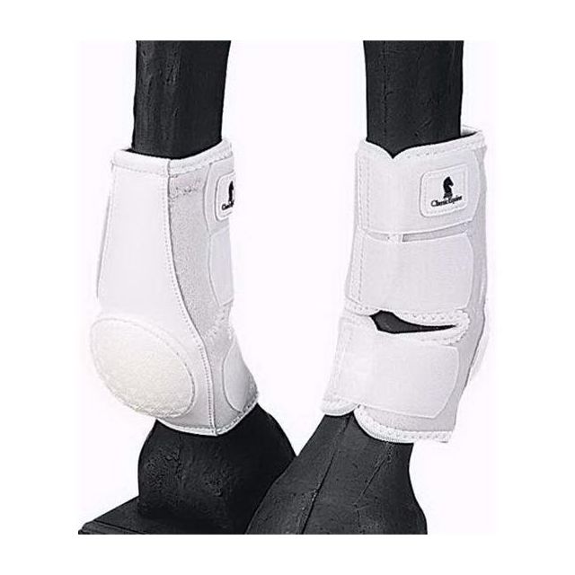 classic equine leather skid boots