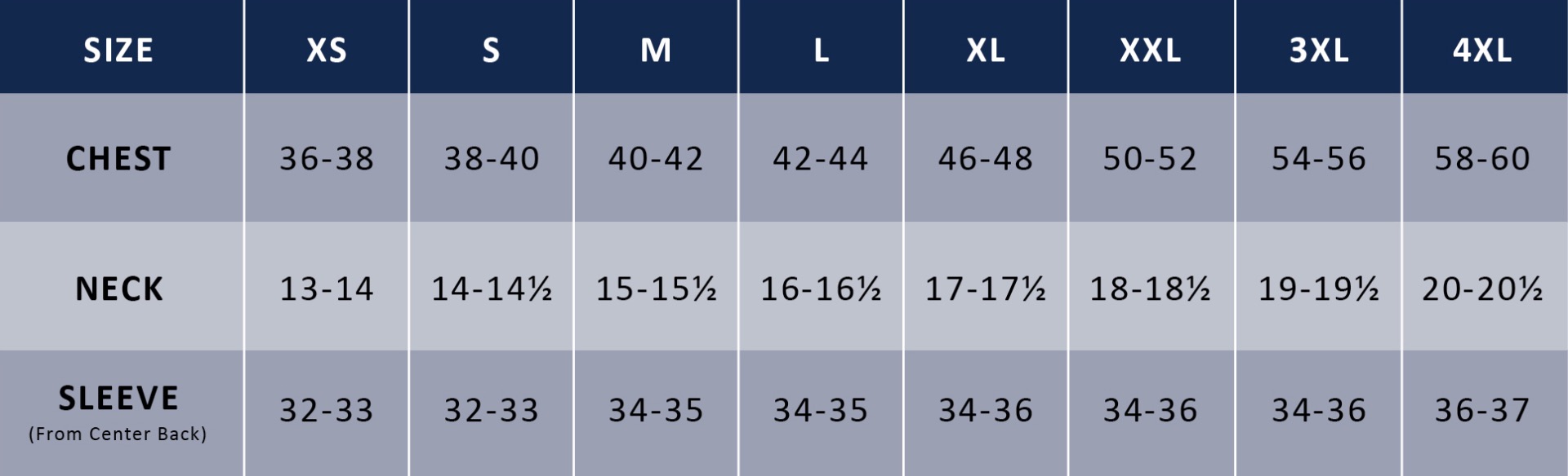 Outerwear_SizeChart