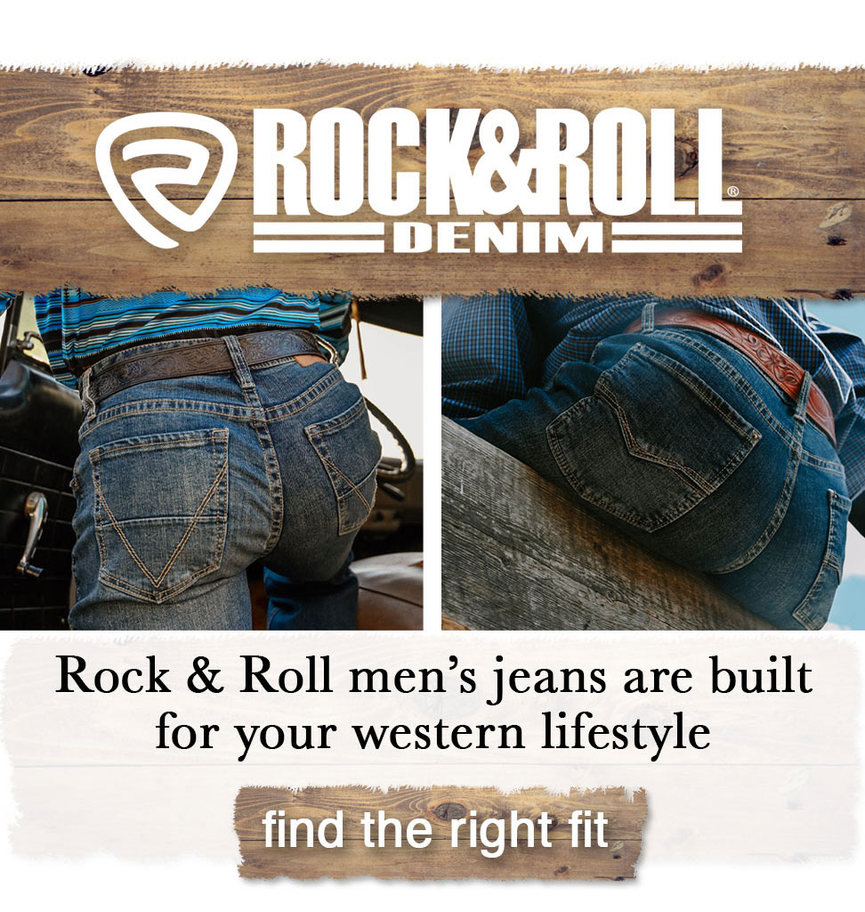 Rock & Roll Men's Jeans are built for your Western Lifestyle