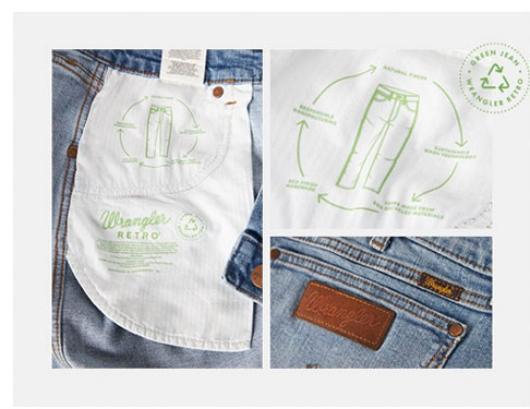 Shop the Wrangle Retro Green Jeans
