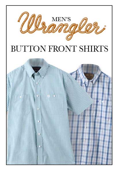 Shop Wrangler Men's Button Front Shirts