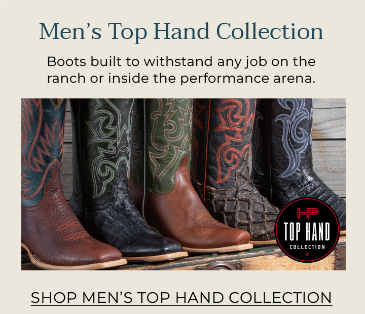 Shop Men's Top Hand Western Boots from Horse Power