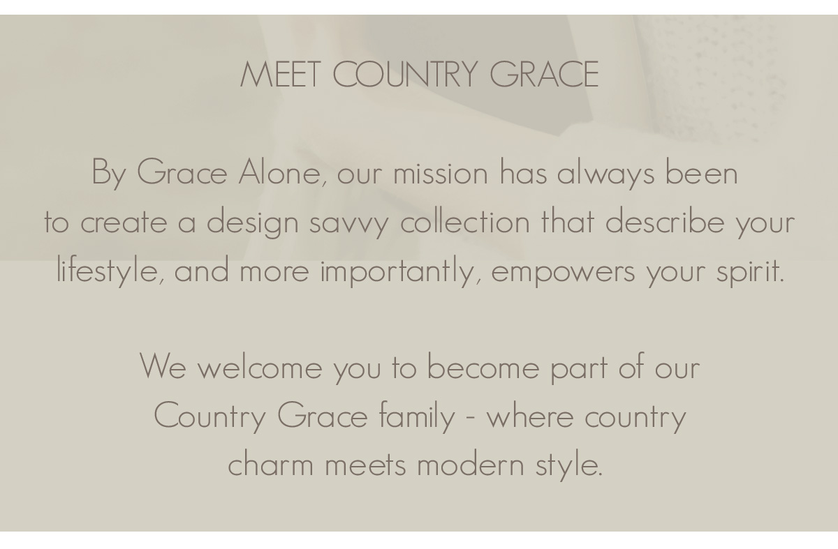 The Country Grace Story