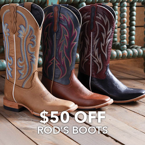 Shop Rod's Boots $50 Off